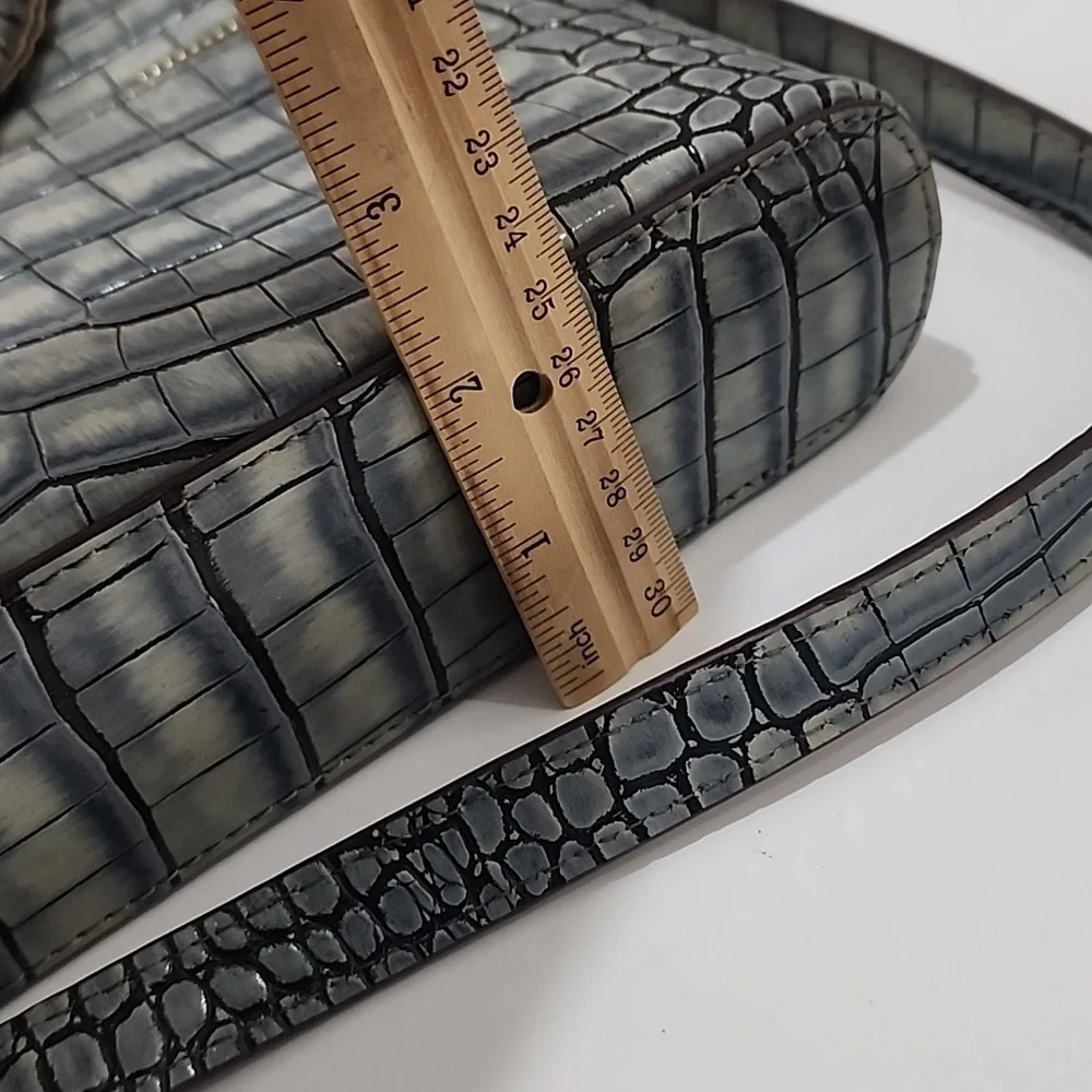 Ainifeel Croc Embossed Crossbody Bag - Picture 14 of 16